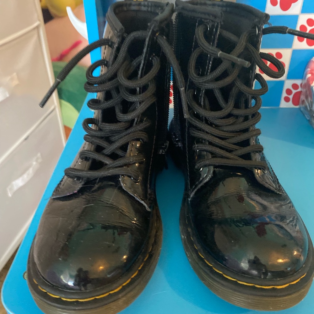 Dr. Martens Kids Black Boots